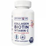 Collagen, Biotin, Vitamin C With Hyaluronic Acid 60 Capsules