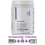 Collagen Complex Saf Toz 300 Gr Tip1 Tip2 Tip3 Tip5 Tip10 Hidrolize Kolajen Peptit Magnezyum