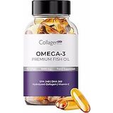 Collagen Forte Omega-3 Premium Fish Oil Balık Yağı Hidrolize Kolajen Vitamin C 1000 Mg 90 Softgel