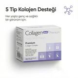 Collagen Forte Platinum 5 Tip Kolajen, Biotin, Cinko, Selenyum, Retinol, C Vitamini, Vitamin B12, Koenzim Q10 - 90 Tablet