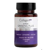 Collagen Forte Platinum Kirmizi Kore Ginseng Plus, Hidrolize Kolajen, Vitamin B5-B6-B12 & Cinko, 1000Mg Softjel Kapsul