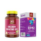 Collagen Kollajen Koenzim Coenzyme Q10 30 Tab+Vitamin D3 K2 20 ml