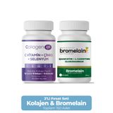 COLLAGEN LIFE 5 Tip Hidrolize Kolajen Peptit 90 Tablet & Bromelain Kompleks 60 Tablet - Profesyonel Destek Seti