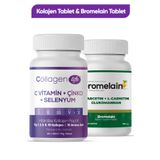 COLLAGEN LIFE 5 Tip Kolajen & Bromelain Tablet Seti