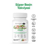 COLLAGEN LIFE Bitki Bazlı Protein Tozu ile Vegan Kolajen Desteği 90 Tablet ve Life Biotin, Hyaluronıc Acıd