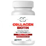 Collagen Soft Collagen Biotin & 15 Amino Asit Hidrolize Peptit Tip 1-3 600 mg 60 Tablet