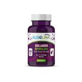 Collagen + Spirulina Tablet Takviye Edici Gıda - 1260 Mg 60 Tablet - (kolajen Tip 1 2 3)
