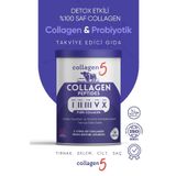 Collagen5 Collagen %100 Saf Ve Doğal Yüksek Biyoaktif Çift Hidrolize Kolajen Peptit Diyet Takviyesi 30 Günlük