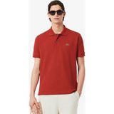 collection lacoste normal kesim pima pamuklu polo tişört - Kiremit - XL