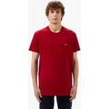 collection lacoste pamuklu pima tişört - Bordo - XL
