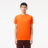 collection lacoste pamuklu pima tişört - Turuncu - 2XL