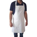 Collection Mutfak Önlüğü, Unisex, Turuncu/siyah/mor, Standart, Duck Kumaş, Barista/kafe/pastane/restaurant/kasap/kuaför, Sıvı Itici - Beyaz