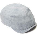 collection newysboy slim mavi keten erkek şapka