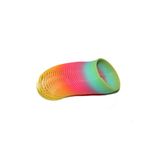 COLLECTİON Oyuncak Stres Yayı Gökkuşağı Karışık Renkli Büyük Boy Rainbow Stres Yayı Renkli Eğlenceli Yay