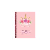 Colleen: Colleen Marble Size Unicorn Sketchbook Personalized White Paper For Girls And Kids To Drawi - Renkli - 1