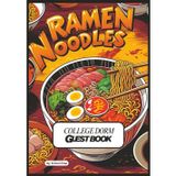 College Guest Book – Fun Ramen Noodle Design: Record Dorm Addresses, Phone Numbers & Contact Info | Alphabetical Campus Organizer