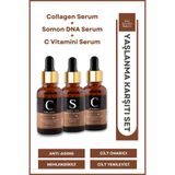 Collegen & Somon Dna & C Vitamini Cilt Bakım Serum Seti(avantajlı Set) csc01