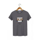 COLLIE Erkek Gri Baskılı Trend T-shirt