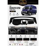 COLONY Fiat Ducato Torpido Örtüsü Ön Göğüs Koruma Torpido Koruma Tam Uyum Çatlamayı Önler