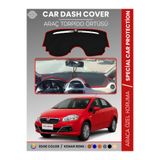 COLONY Fiat Linea Urban Kırmızı Torpido Örtüsü Ön Göğüs Koruma Torpido Koruma Tam Uyum Çatlamayı Önler