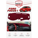 COLONY Ford Focus 1 Elegance Serisi Uyumlu Torpido Koruma Örtüsü/Kılıfı Bordo