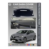 COLONY Renault Clio 5 Gri Torpido Örtüsü Ön Göğüs Koruma Torpido Koruma Tam Uyum Çatlamayı Önler