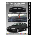 COLONY Renault Megane 1 Siyah Torpido Örtüsü Ön Göğüs Koruma Torpido Koruma Tam Uyum Çatlamayı Önler