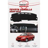 COLONY Toyota Corolla (2006-2012) Elegance Serisi Uyumlu Torpido Koruma Örtüsü/Kılıfı Siyah