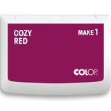 COLOP Istampa MAKE 1 cozy red, 50 x 90 mm