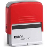 Colop Kaşe Compact C40 Kırmızı Gövde+Keçe 15314095