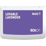 COLOP Make 1 ıstampa, lovable lavender, 50 x 90 mm, geleneksel el damgası ve yaratıcı damga içi