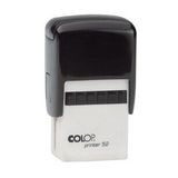 COLOP PRINTER 52 TARİH KAŞE(TR) SİYAH KASA MAVİ KEÇE - 20X30MM