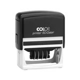 Colop Prınter 60 Num/Tarih Kaşe(Tr) Siyah Kasa Mavi Keçe - 37X76mm