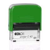 Colop Printer C 40 Kaşe Stampa, Mavi/Siyah/ Kırmızı