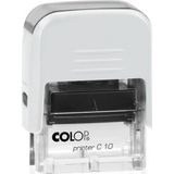 Colop Printer C10 Beyaz Kasa Siyah Keçe 10x27 mm Kaşe