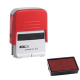 Colop Printer C10 Kırmızı Kasa Kırmızı Keçe 10x27 mm Kaşe