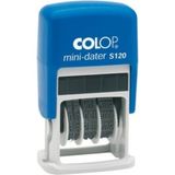 Colop Printer S120 Mini Tarih Kaşesi 2031 Mavi 4x19mm Kompakt Tasarım ile Kullanım Kolaylığı