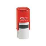 Colop R17 Yuvarlak Kırmızı Kasa Siyah Keçe 17 mm Kaşe