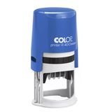 Colop R40 Tarıh Kase(En) Mavı Kasa Mavı/Kırmızı Kece - 40Mm