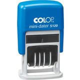 Colop S120/Sd Tarih Kaşe Mavi Kasa Mavi Keçe - 8X45mm