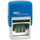 Colop S220 Tarih Kaşe(Tr) Mavi Kasa Mavi Keçe - 4X25mm