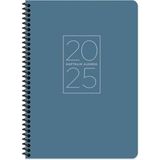 Color 2025-20 * 28 Spiralli Haftalık Ajanda-Mavi
