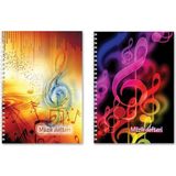 Color A4 40 Yp. Karton Kapak Spiralli Müzik Defteri - Standart
