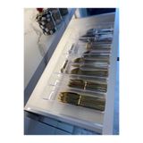 color house 10 Parça Set Modüler Çekmece Içi Düzenleyici Mutfak Makyaj Takı Banyo Buzdolabı Organizer Şeffaf 46,2 x 38,5
