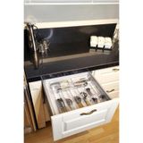 color house 12'li Set Modüler Kaşıklık Mutfak Çekmece İçi Modüler Organizer Şeffaf Clear Moduler Organizer ŞEFFAF 47 x 49