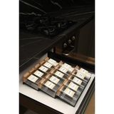 Color House 15 Adet Bambu Kapaklı 300ML Borosilikat (Cam) Baharatlık Kavanoz ve 3 Adet Düzenleyici Stant (Siyah)