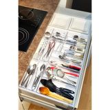 color house 16'lı Set Modüler Kaşıklık Ve Kepçelik Çekmece Içi Düzenleyici Şeffaf Mutfak Organizer ŞEFFAF 85 x 49