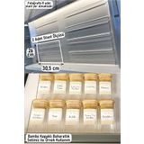 color house 2 Adet Çekmece Içi Baharatlık Düzenleyici Stant Organizer 30,5*13cm (KAVANOZLARI HARİÇTİR) Z305