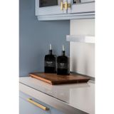 color house 2'li 750 ml Yağdanlık Sosluk Sirkelik Zeytinyağı Şişesi Damlatmaz Kapak Siyah Koyu Cam-Siyah Etiket Siyah Tek Ebat