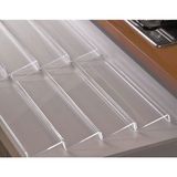Color House 4 Parça Çekmece İçi Baharatlık Düzenleyici Stant 30 cm Uzunluk 13 cm Yükseklik Şeffaf Plastik
